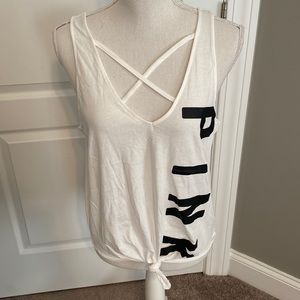 Victoria Secret PINK Knotted Tank with V Back ✨